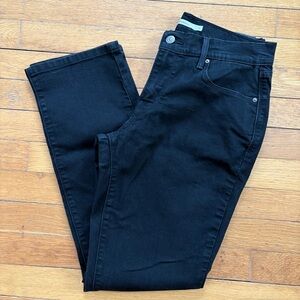 Levi’s 505 Black Denim Straight Leg Jeans Women’s Size 6